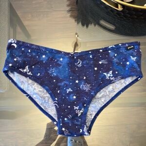 3/$15 PINK VS Blue Starry Celestial Night Cotton Cheekster Large Undies
